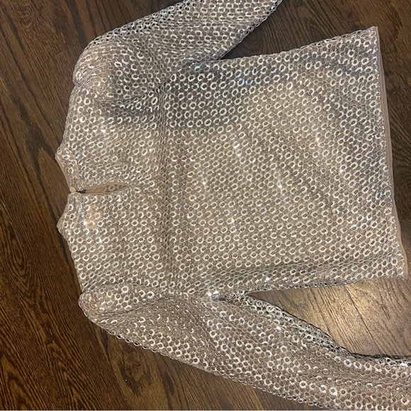 Camila Coelho Sparkling Holiday Top (Size Medium) - Picture 3 of 8